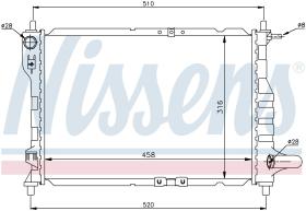 Nissens 61630 - RADIADOR CHEVROLET MATIZ(M200.M250)