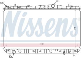 Nissens 61633 - RADIADOR BUICK EXCELLE I(04-)1.6 I