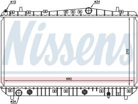 Nissens 61634 - RADIADOR BUICK EXCELLE I(04-)1.6 I