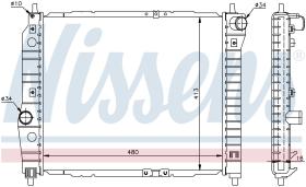  61636 - RADIADOR CHEVROLET AVEO(T250.T255)(