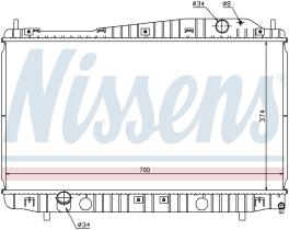 Nissens 61638 - RADIADOR CHEVROLET EVANDA(02-)2.0 I