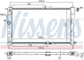  61651A - RADIADOR DAEWOO NEXIA(KLETN)(94-)1.