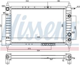  61663 - RADIADOR DAEWOO MATIZ(KLYA)(98-)0.8