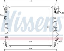 Nissens 61679 - RADIADOR CHEVROLET SPARK(M300)(10-)