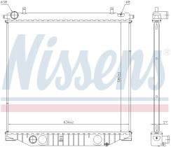 Nissens 616912 - RADIADOR CHEVROLET TRAILBLAZER II (