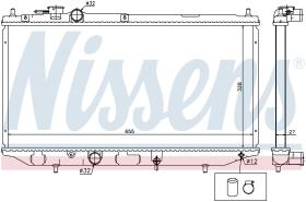 Nissens 61734 - RADIADOR DAIHATSU APPLAUSE (A101, A
