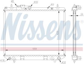 Nissens 61742A - RADIADOR DAIHATSU TERIOS(J1)(97-)1.