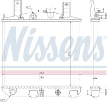 Nissens 61754 - DAIHATSU MIRA-CUORE L80 TG 85-