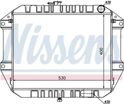 Nissens 61761 - RADIADOR DAIHATSU ROCKY (F7, F8) (8