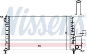 Nissens 61764 - RADIADOR FIAT PUNTO II(188)(99-)1.2
