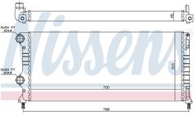 Nissens 61765 - RADIADOR FIAT DOBLO(119.223)(01-)1.