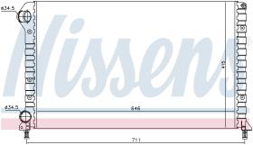 Nissens 61766 - RADIADOR FIAT DOBLO(119.223)(01-)1.