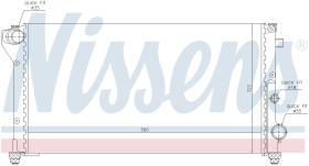 Nissens 617846 - RADIADOR FIAT PANDA(169)(03-)1.2 GA