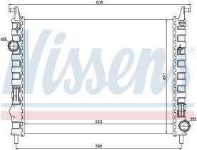 Nissens 617862 - RADIADOR FIAT ALBEA(178)(02-)1.3 MJ