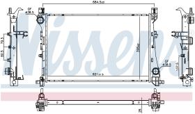 Nissens 617869 - RADIADOR FIAT 500 L(12-)1.6 MJTD
