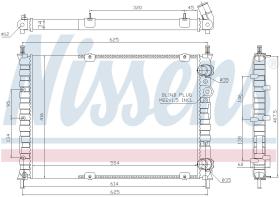 Nissens 61879A - RADIADOR FIAT MAREA(185)(96-)1.9 TD