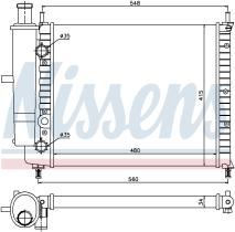 Nissens 61788 - RADIADOR FIAT MAREA(185)(96-)1.6 I
