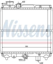 Nissens 61810 - RADIADOR FIAT PANDA(141)(80-)1.0