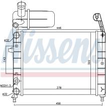 Nissens 61845 - RADIADOR FIAT TIPO(160)(88-)1.1