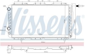 Nissens 61862 - RADIADOR CITROEN JUMPER(230)(94-)2.