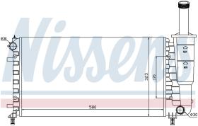 Nissens 61888 - RADIADOR ZASTAVA 10(05-)1.2 I