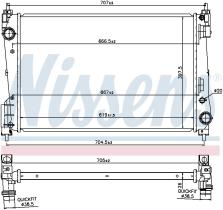 Nissens 61919 - RADIADOR VAUXHALL CORSA D (06-) 1.3