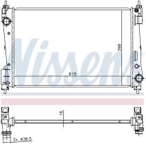 Nissens 61924 - RADIADOR FIAT PUNTO GRANDE(05-)1.3