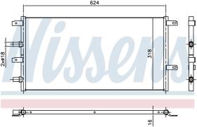 Nissens 61966 - RADIADOR IVECO DAILY V(11-)35C.S 21