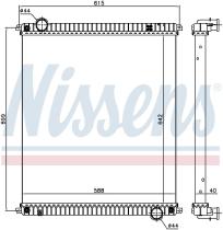 Nissens 61967 - RADIADOR IVECO EUROCARGO E18(01-)14