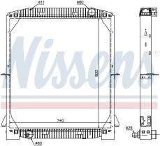 Nissens 61973A - RADIADOR IVECO EUROMOVER (92-) E.24