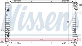 Nissens 62003 - RADIADOR FORD MAVERICK(TM)(02-)3.0