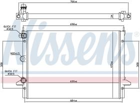  62013 - RADIADOR FORD GALAXY II(VY)(00-)2.3