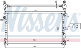  62015A - RADIADOR FORD TRANSIT CONNECT(TC7)(