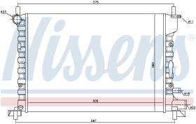 Nissens 62053 - RADIADOR FORD FIESTA IV(DX)(95-)1.6