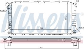 Nissens 62057A - RADIADOR FORD TRANSIT(EY)(94-)2.5 D