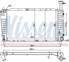 Nissens 62065 - RADIADOR FORD USA TAURUS (86-)3.8