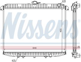 Nissens 62069A - RADIADOR FORD MAVERICK(ML)(93-)2.7