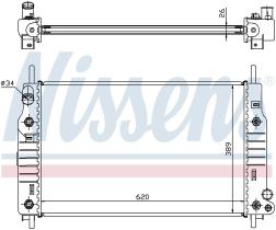 Nissens 62105 - RADIADOR FORD MONDEO I(FD)(92-)1.8