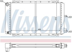 Nissens 62111 - RADIADOR FORD FIESTA II(AX)(83-)1.4