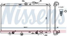 Nissens 633141 - RADIADOR ACURA CL(97-)2.2 I 16V