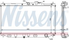 Nissens 62279A - RADIADOR ROVER 600 (RH) (93-) 620 2