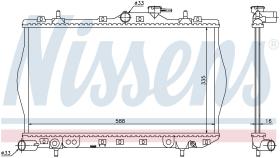  622971 - RADIADOR HYUNDAI ACCENT (X3)(94-)1.