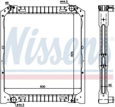 Nissens 62349A - RADIADOR CREDO BUS EC11