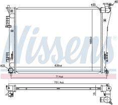 Nissens 623554 - RADIADOR LADA KALINA(04-)1.4 I 16V