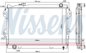  62417 - RADIADOR MAZDA B-SERIES(UF)(84-)260