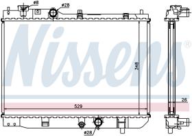 Nissens 62431A - RADIADOR MAZDA PREMACY (CP) (99-) 2