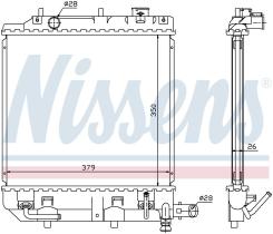  62459 - RADIADOR MAZDA DEMIO(DW)(98-)1.5 I