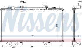 Nissens 62466A - RADIADOR MAZDA 6(GG.GY)(02-)2.0 DI