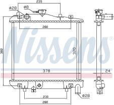  62505 - RADIADOR SAIPA PRIDE(93-)1.3