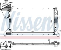 Nissens 62519A - RADIADOR MERCEDES SPRINTER W 901-90